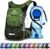 Hydration Pack, Insulated Hydration Backpack with 2L BPA Free Water Bladder and Storage, Hiking Backpack for Men, Women, Kids for Running, Cycling, Camping – Keep Liquid Cool up to 5 Hours